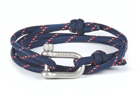Bransoletka paracord szeklą - regulowana