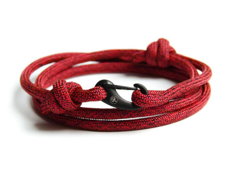 Bransoletka paracord karabińczyk