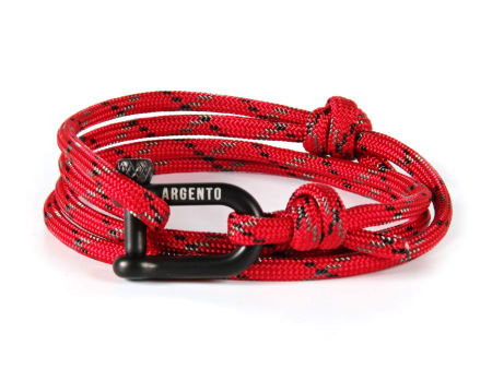 Bransoletka paracord szeklą - regulowana