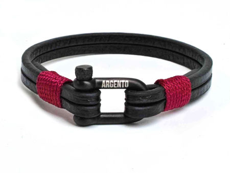 Bransoletka skórzana z szeklą