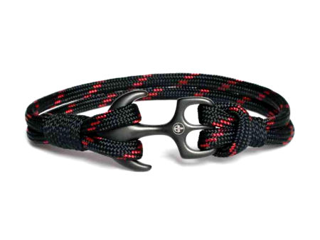 Bransoletka paracord kotwica