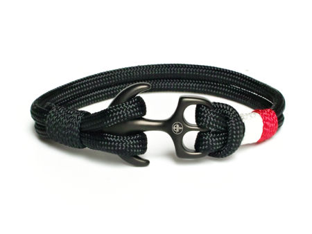 Bransoletka paracord kotwica