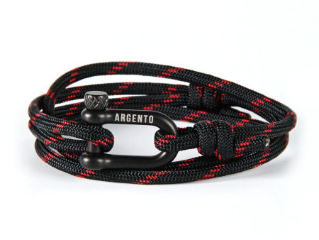 Bransoletka paracord szeklą - regulowana