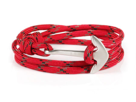 Bransoletka paracord kotwica