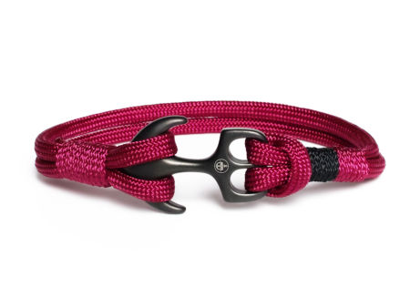 Bransoletka paracord kotwica