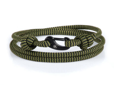 Bransoletka paracord karabińczyk