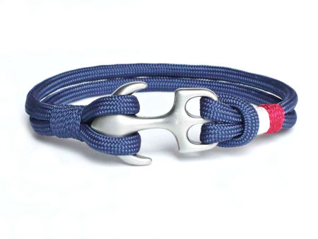 Bransoletka paracord kotwica