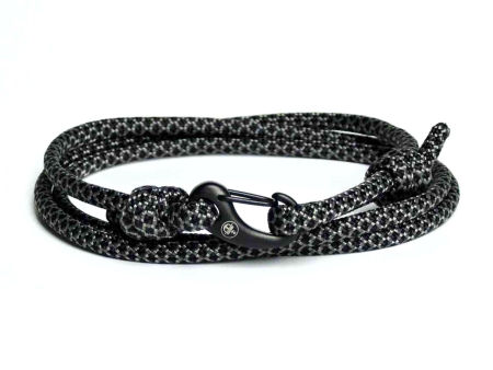 Bransoletka paracord karabińczyk