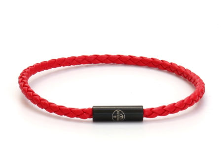 Bransoletka męska skórzana