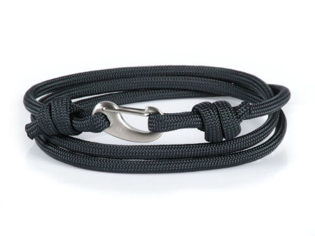 Bransoletka paracord karabińczyk