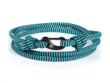 Bransoletka paracord karabińczyk