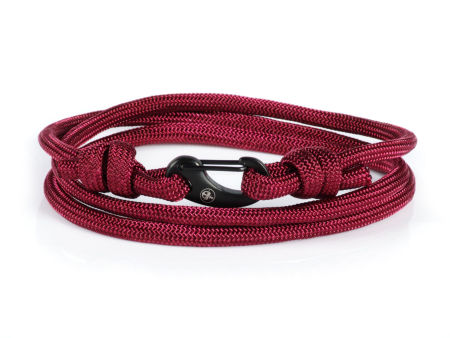 Bransoletka paracord karabińczyk