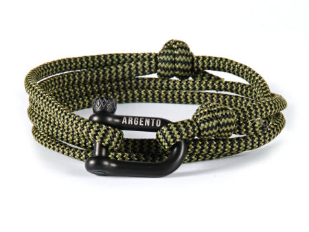 Bransoletka paracord szeklą - regulowana