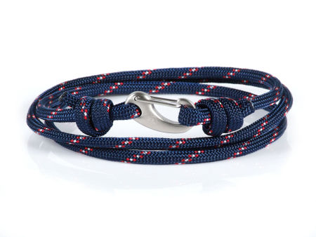 Bransoletka paracord karabińczyk