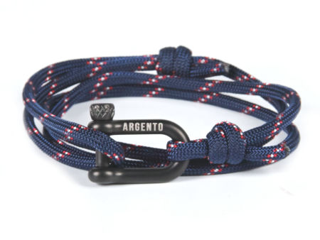 Bransoletka paracord szeklą - regulowana