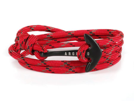 Bransoletka paracord kotwica