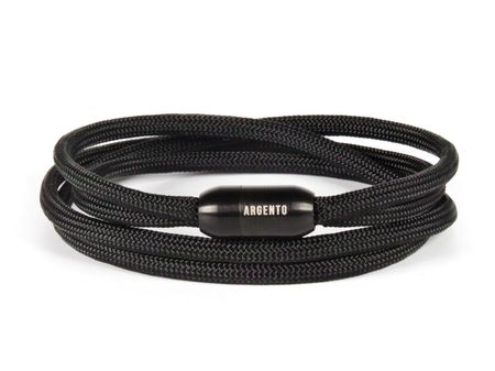 Bransoletka Marynistyczna All Black – Czarna Boja