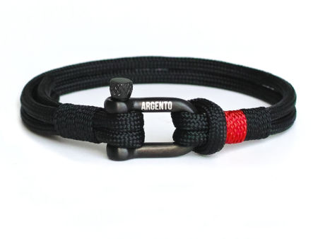 Bransoletka paracord szekla ArgentoMen
