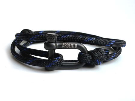 Bransoletka Marine Adventure – czarna Argento